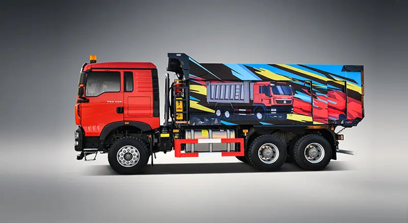 Camion à benne basculante Howo T5G 400 6×4