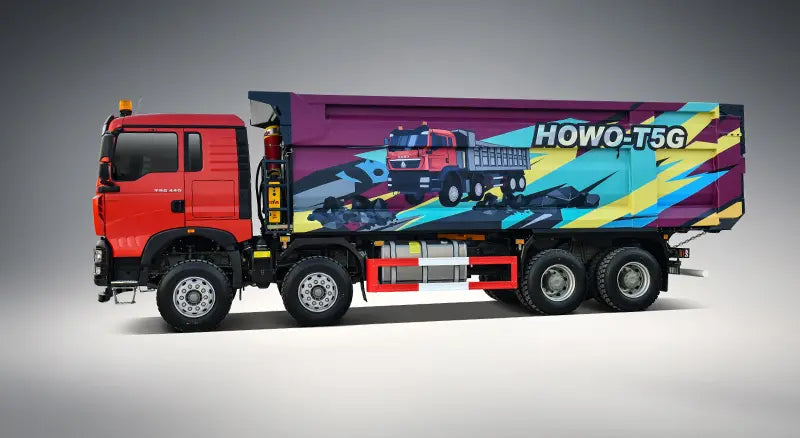 Camion à benne basculante Howo T5G 440 8×4